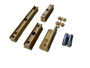 GOLD Shower Showerscreen DIY Door Pivot SET (Spare Parts Repair Kit). - Picture 1 of 3