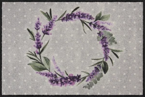 Salonloewe Fußmatte 50x75 cm Lavender Wreath Sauberlaufmatte - Bild 1 von 8