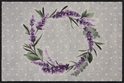 Salonloewe Fußmatte 50x75 cm Lavender Wreath Sauberlaufmatte - Bild 1 von 4