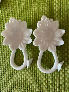 VILLEROY &  BOCH V&B Blume weiß Serviettenring 2-er Set Blüte H ca. 5 cm  neuw. - Bild 1 von 5