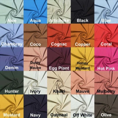 Tela tejida de gasa de crepón de rayón - suave y ligera Foto 1 de 4