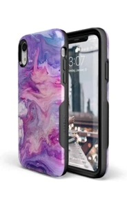 Casely iPhone Xr Case | Tie Dying Over You Purple Marble case - Picture 1 of 7