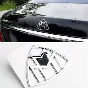 Para Mercedes-Benz MAYBACH Emblema Adornos Logo TRASERO GLS S Pegatina ABS - Imagen 1 de 4