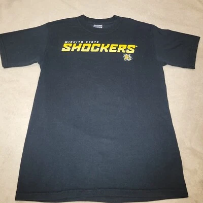 Mens Wichita State Shockers T-Shirt Small NCAA Sports Tee Gildan Heavy Weight - Image 1 of 4