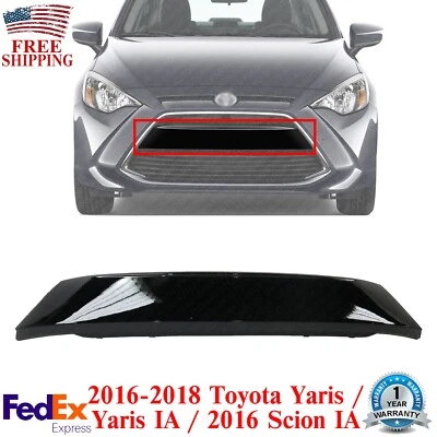 Parrilla superior del parachoques delantero para Toyota Yaris / Yaris IA 2016-2018 / Scion IA 2016-2018 Foto 1 de 4