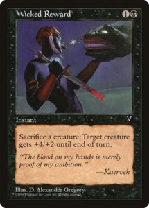 Visions Wicked Reward MTG Magic the Gathering NM - Picture 1 of 1
