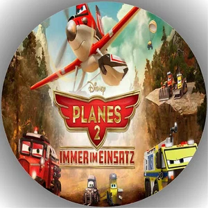 Ostia per torta compleanno festa immagine torta fondente - cialda Planes P4 - Foto 1 di 1