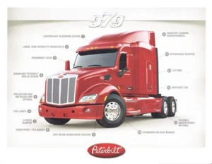 2012 Peterbilt Modell 579 Mid-America Truck Show Promo Infokarte - Bild 1 von 1