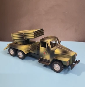 Vehicles Military Tanker Field Army Alloy Toy Chinese People Liberation Army 8" - Picture 1 of 10