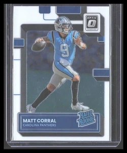 2022 Donruss Optic MATT CORRAL Rated Rookie #204 RC Carolina Panthers OPFO - Picture 1 of 2