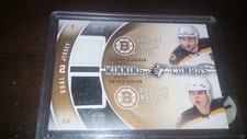 2011-12 SPX Winning Combos Dual Jersey PATRICE BERGERON & NATHAN HORTON #WC-BH
