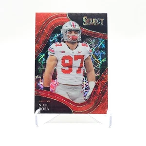 2022 Panini Select Draft Picks #168 Nick Bosa (Red Lazer Prizm) - Foto 1 di 2