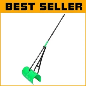 Ergonomic 3-in-1 Garden Leaf Rake with Telescopic Handle for Easy Cleanup - Picture 1 of 10