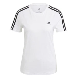 adidas T-Shirt Frauen Damen im 3 Streifen Design Rundhals Baumwolle - Bild 1 von 4