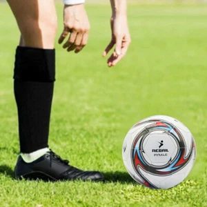 F# Size 5 Machine Stitched Football PVC Soccer Ball for Sports Match Game (Whirl - Afbeelding 1 van 6