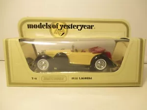 Vintage 1978 Matchbox Car Models of Yesteryear Y-11 1938 Lagonda 43:1 Scale - Picture 1 of 6