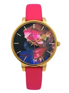 Ted Baker Women's TEC0025014 Classic Multicolour Dial Bright Pink Strap RG Watch - Picture 1 of 19