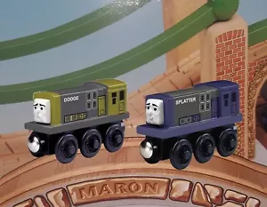 THOMAS & FRIENDS WOODEN RAILWAY ~ DODGE & SPLATTER ~ 2011 SEPARATES ~ RARE HTF! - Picture 1 of 10