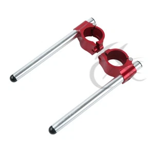 Handlebar 50mm Clip On Fit For Suzuki GSXR1000 2001-2011 GSXR600 1992-2011 - Picture 1 of 8