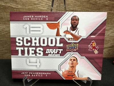 2009/10 Upper Deck Draft Edition Jeff Pendergraph James Harden RC ROOKIE #ST-HP - Image 1 of 2