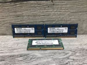 3x2GB Memory Ram 2RX8 PC3 10600S-9-10-F1 EBJ21UE8BFU0-DJ-F #S42 - Picture 1 of 3