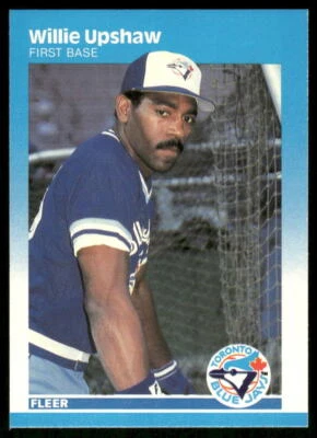 1987 Fleer #239 Willie Upshaw - Image 1 of 2