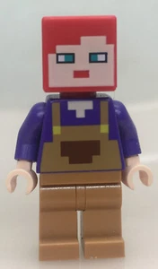 LEGO ®-Minifigur Minecraft Knecht Farmhand Bauer 21171 Horse Stable - min099 - Picture 1 of 2