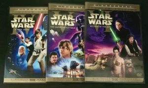 Star Wars Limited Edition Original Theatrical Trilogy 6 DVD SET Genuine Like New - Picture 1 of 7