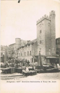 AVIGNON 84 Anciens Bâtiments Tour St Jean CPA animée Collect ROUSSIER début 1900 - Picture 1 of 2
