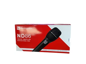 Electro-Voice ND86 Dynamic Professional Supercardioid Vocal Microphone, Black - Picture 1 of 3