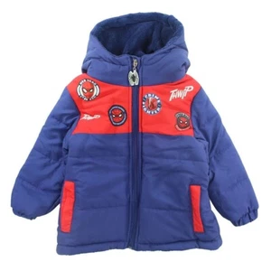 Boys' Parka. Spiderman, Navy Blue. 2-14 Years - Picture 1 of 7