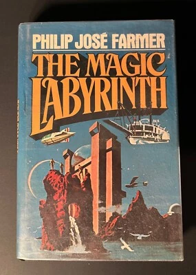 SIGNED The Magic Labyrinth Book Philip Jose Farmer  Riverworld 1980 HARDCOVER - Image 1 of 4