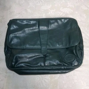 Vintage Leather Briefcase Cypress Woods Mens Strapless Messenger Bag - Picture 1 of 5