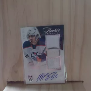 Rookie Selection Panini Nail Yakupov Autograph 043/249 Hockey Jersey card R1 - Picture 1 of 3