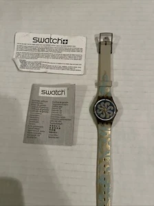 Swatch Swiss LB170E 25mm Lady Paisley Single Damen Armbanduhr - Bild 1 von 12