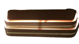 RARE Mid-Century Modern Metal Brass Trim Awesome Electric Wall Light! - Picture 1 of 5