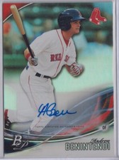2016 Bowman Platinum Top Prospects Autographs #TPAABE Andrew Benintendi