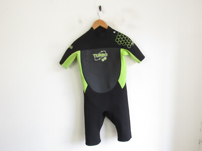 TWF Turbo Kids Wetsuit – Full-Length For Boys & Girls, Choose Yellow, Pink, Or Blue (Summer Surf & Swim)