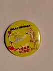 Road Runner Wile E Coyote Looney Tunes button vintage movie comic RARE