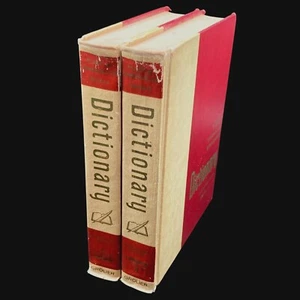 Vtg FUNK & WAGNALLS Standard Dictionary International Edition 1958 Vol 1 & 2 Set - Picture 1 of 20