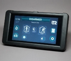 ALULA WIRELESS HELITOUCH RE657B CRYPTIX HELIX SCHWARZ TOUCHSCREEN TASTATUR BASIS U - Bild 1 von 2