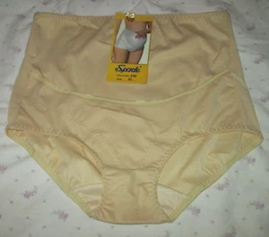 Spade ladies' over stomach Maternity support Panty Sz XL-LT YELLOW-cotton blend - Picture 1 of 4