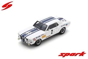 Spark 100SPA03 1/43 Mustang No.2 Team Claude Dubois 2° 24H Spa 1968 Limitato - Foto 1 di 8