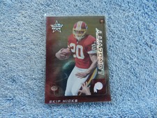 SKIP HICKS LONGEVITY #49/50 in 1999 Leaf Rookies & Stars Card #197