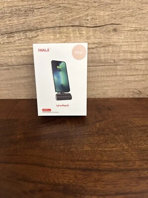 Cargador portátil para iPhone iWALK LinkPod3 3350 mAh - Rosa, DS3350L Foto 1 de 2