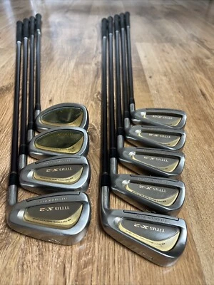 Maruman Titus X2 Gold Men’s Iron Set 4-PW+AW+SW Regular Graphite Shafts - Image 1 of 4
