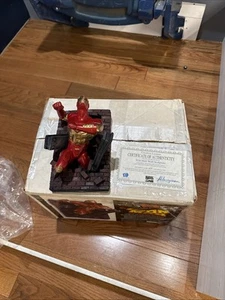 Iron Man Edición Limitada Estatua 1997 Marvel Licencia Creativa 50/2000 NUEVO Busto - Imagen 1 de 8