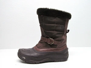 The North Face Damen Winterstiefel Primaloft Braun Leder Stoff Größe 8 - Bild 1 von 10