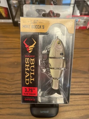 Mike Bucca Baby Bull Shad Swimbait 3.75" 1/2 oz - Gizzard Shad Catch Co - Image 1 of 2