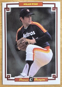 1984 Donruss Grand Champions Nolan Ryan #39 Houston Astros 3 1/2” x 5” Card - Picture 1 of 2